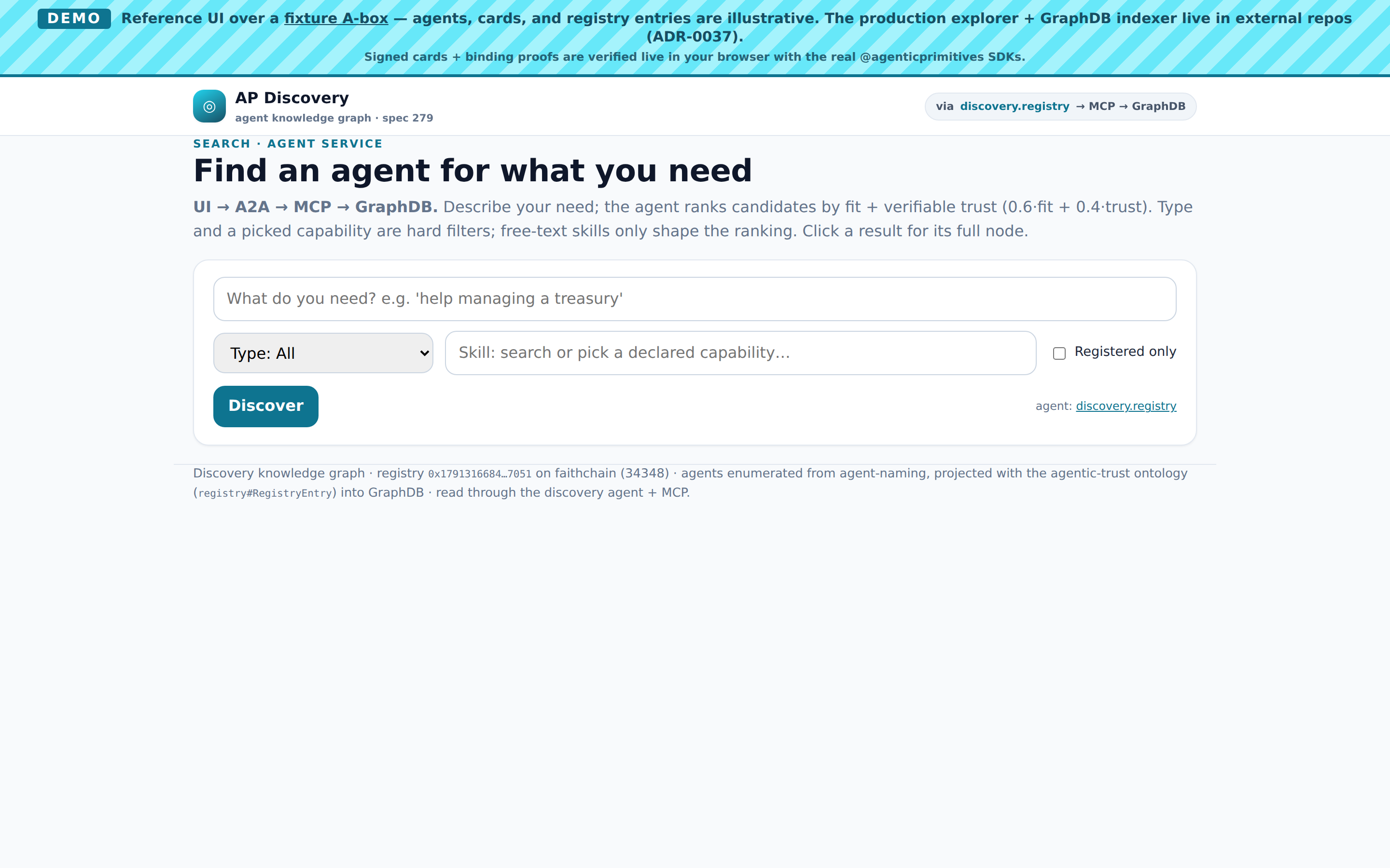 AP Discovery — find an agent for what you need